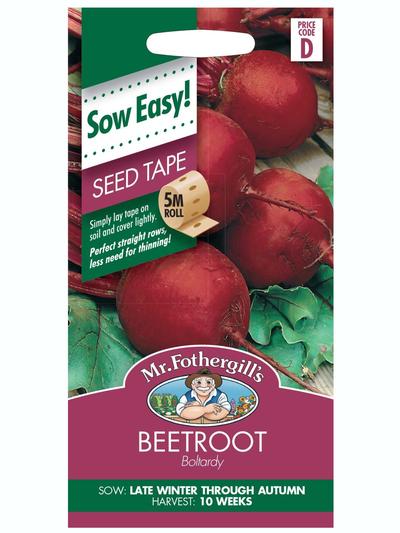 Mr Fothergills Beetroot Boltardy (Seed Tape)
