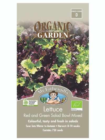 Mr Fothergills Lettuce Red & Green Salad Bowl Mixed (Organic)