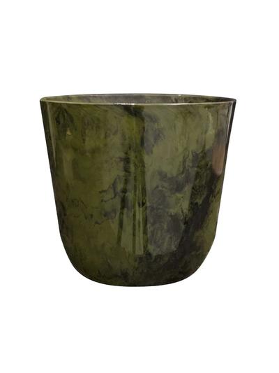 Palermo Pot Large Marble Green