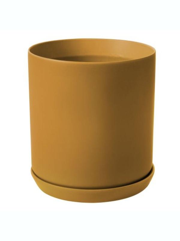 Classic Cylinder Pot Citrine 8cm