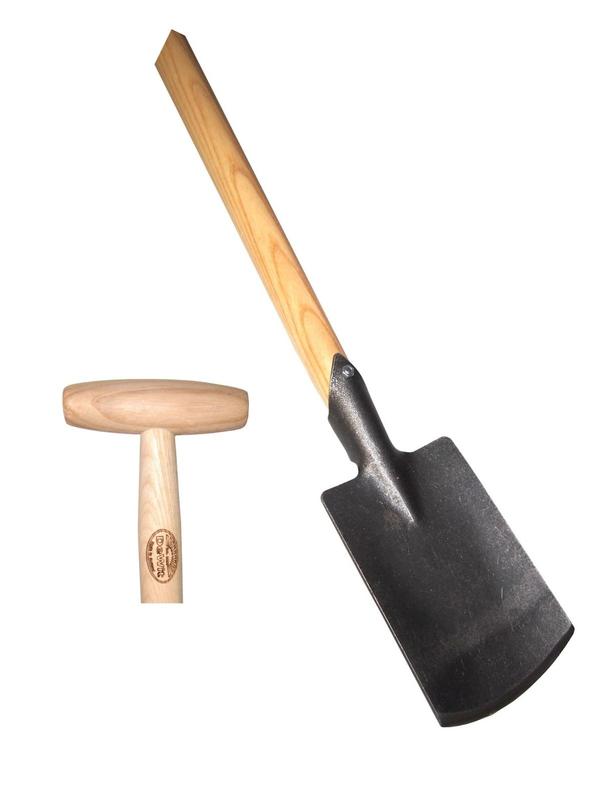 DeWit Border Spade 1m with ash wood handle