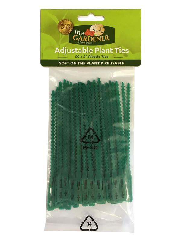 The Gardener Adjustable Plant Ties Pack