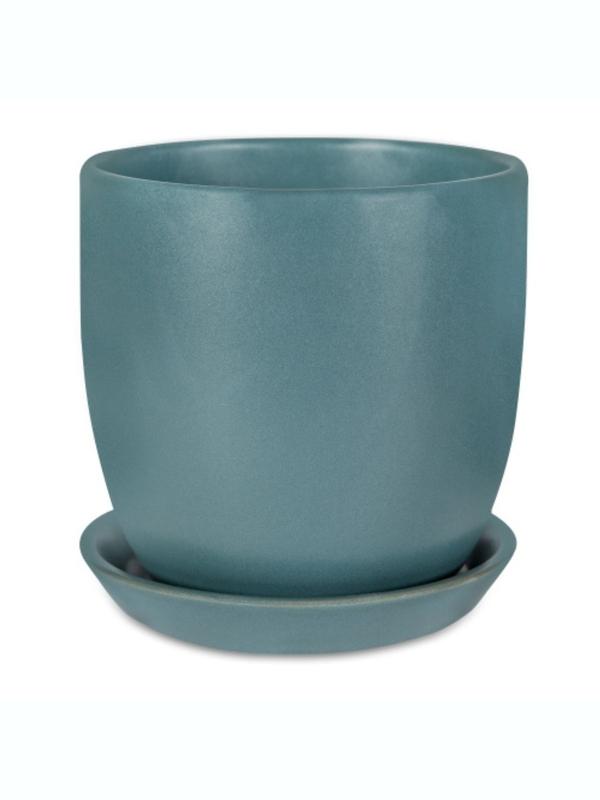 Classic Tulip Pot Island Teal 12cm