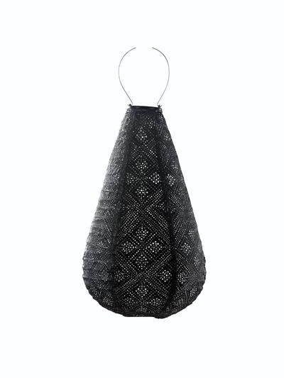 Lumiz Lantern Drop 28cm Dark Grey Topaz