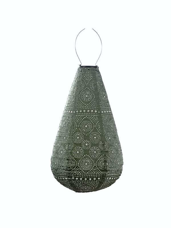 Lumiz Lantern Drop 28cm Sage Green Spectare