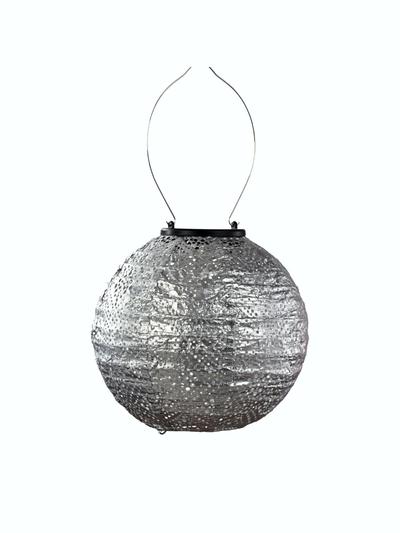 Lumiz Lantern Round 20cm Silver Topaz