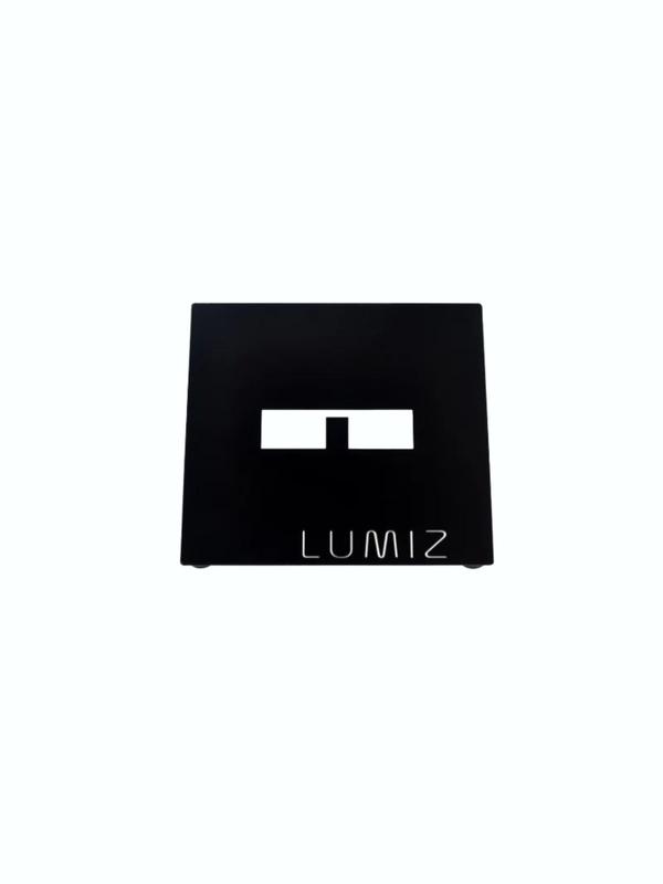 LANTERN STAND PLATE BLACK