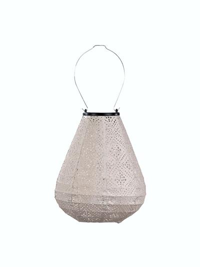 Lumiz Lantern Tulip 20cm Light Taupe Topaz