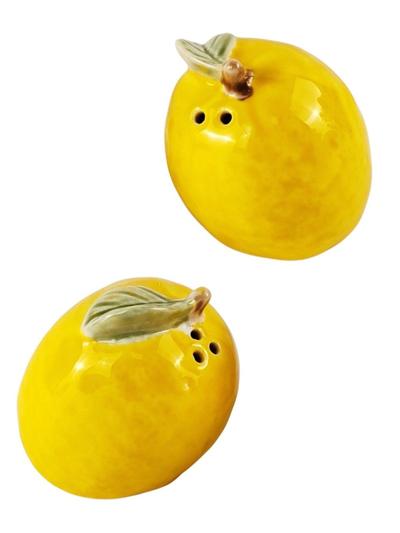 Lemon Salt & Pepper Shaker Yellow 5.5cm