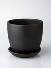 Classic Tulip Pot Black 31cm 