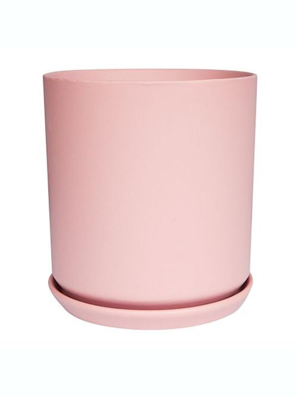 Classic Cylinder Pot Pink 8cm