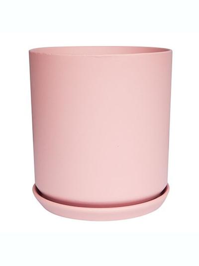 Classic Cylinder Pot Pink 8cm