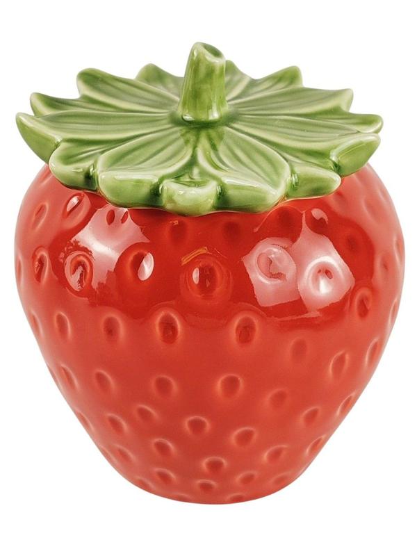 Strawberry Jar Red 13cm