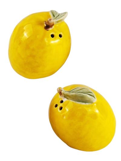 Lemon Salt & Pepper Shaker Yellow 5.5cm