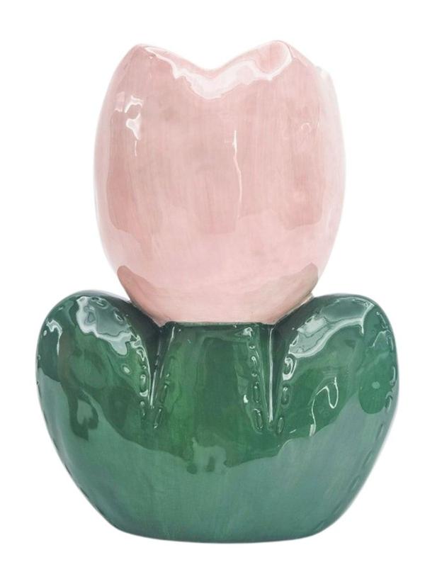 Tulip Vase Pink 21cm