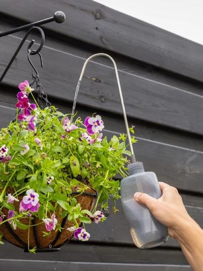 Watering Aid for Hanging Baskets