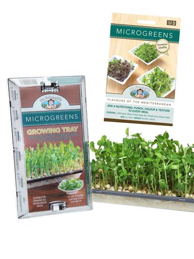 Mr Fothergills Microgreen Growing Tray & Mediteranean Microgreens